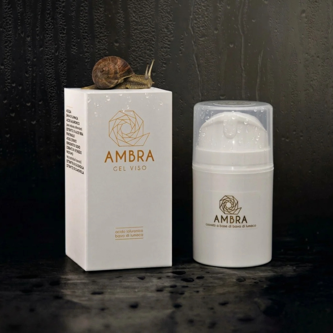 Gel Viso Ambra alla bava di lumaca