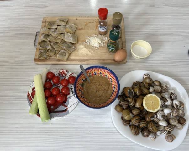 Tortelli di chiocciola e fonduta